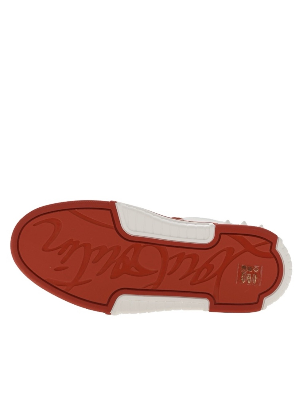 Christian Louboutin Astrolubi Mid Top Sneakers White Leather Size 9 US N… - Picture 7 of 7